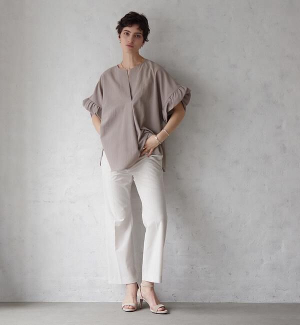 Liesse「ストレートタックパンツ（セットアップ対応）」|その他|