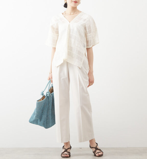 Liesse「ストレートタックパンツ（セットアップ対応）」|その他|