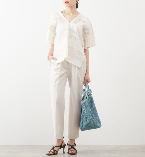 Liesse「ストレートタックパンツ（セットアップ対応）」|その他|