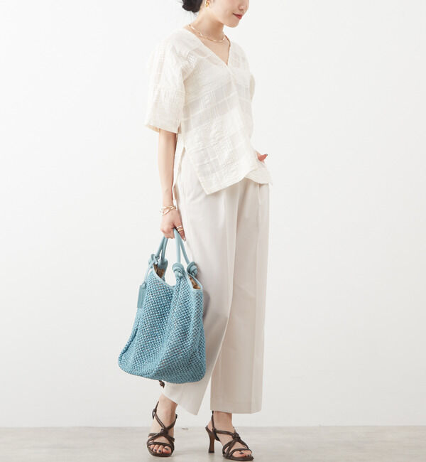 Liesse「ストレートタックパンツ（セットアップ対応）」|その他|