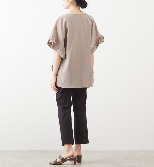 Liesse「ストレートタックパンツ（セットアップ対応）」|その他|