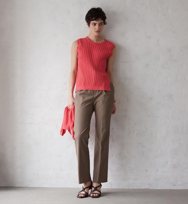 Liesse「ストレートタックパンツ（セットアップ対応）」|その他|