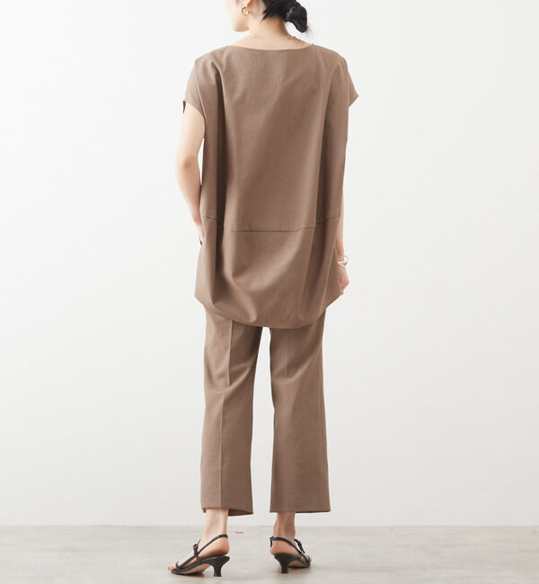 Liesse「ストレートタックパンツ（セットアップ対応）」|その他|