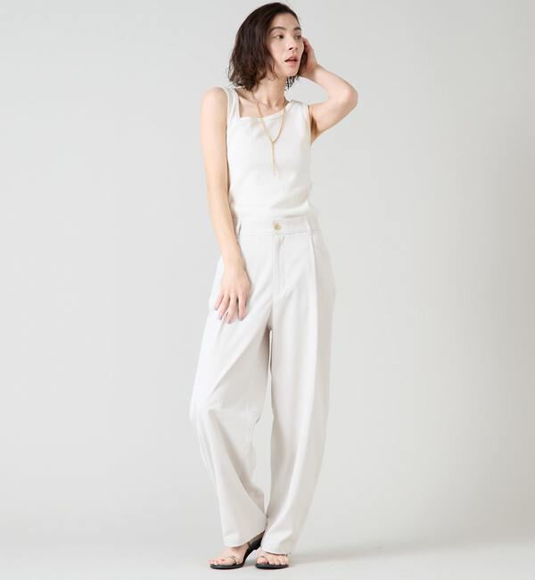 Liesse「ワイドリブタンク」|Tシャツ・カットソー|