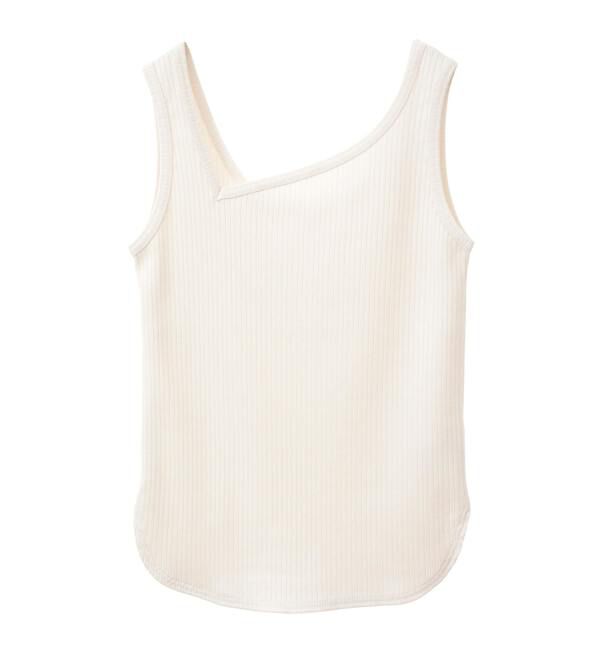 Liesse「ワイドリブタンク」|Tシャツ・カットソー|