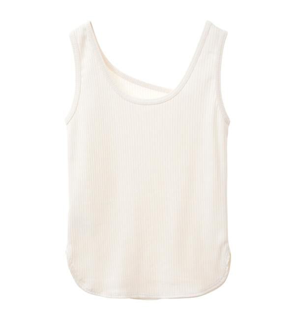 Liesse「ワイドリブタンク」|Tシャツ・カットソー|
