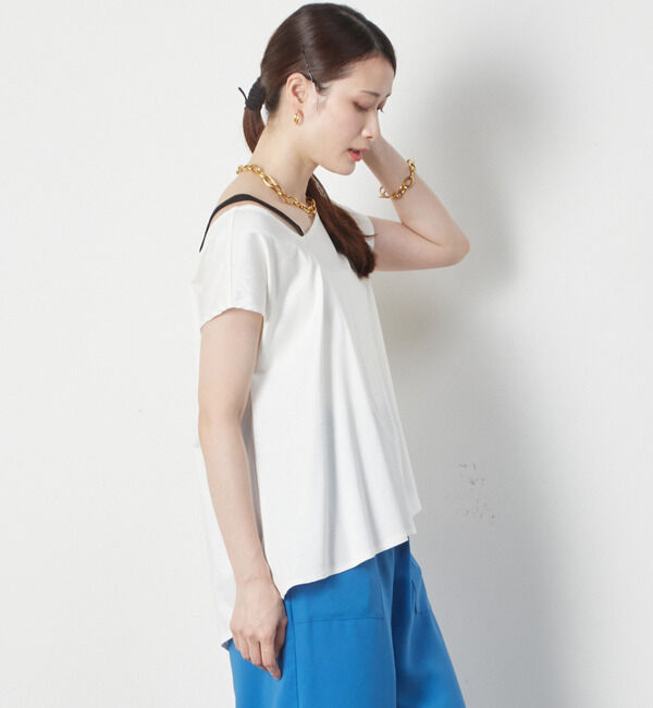 Soffitto「アシメトリーヘムプルオーバー」|Tシャツ・カットソー|