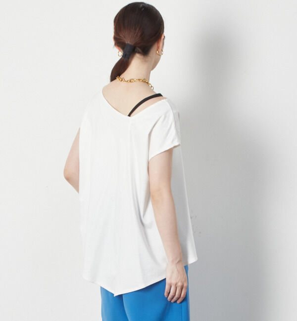 Soffitto「アシメトリーヘムプルオーバー」|Tシャツ・カットソー|