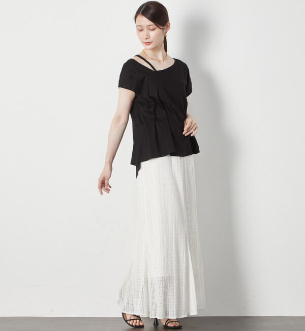 Soffitto「アシメトリーヘムプルオーバー」|Tシャツ・カットソー|