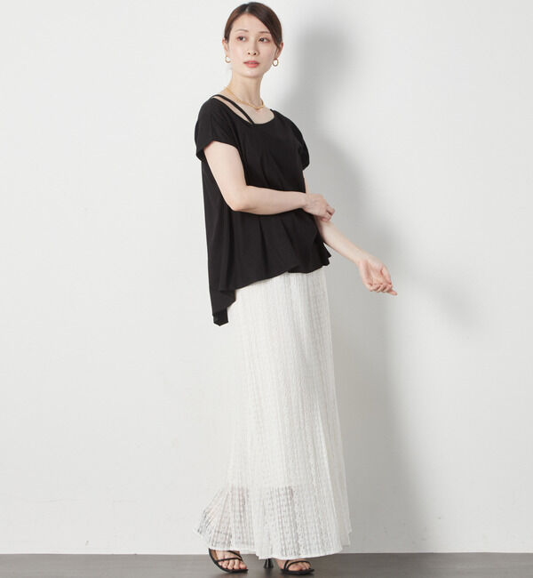 Soffitto「アシメトリーヘムプルオーバー」|Tシャツ・カットソー|