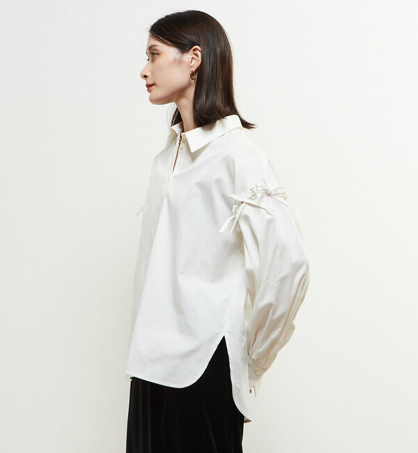 Soffitto「2WAYリボンブラウス」|シャツ・ブラウス|