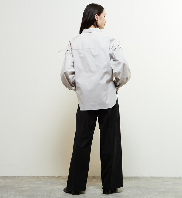 Soffitto「2WAYリボンブラウス」|シャツ・ブラウス|