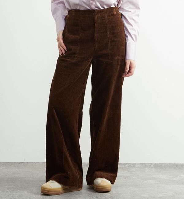 A_「【A_/エース】コーデュロイパンツ」|その他|ブラウン