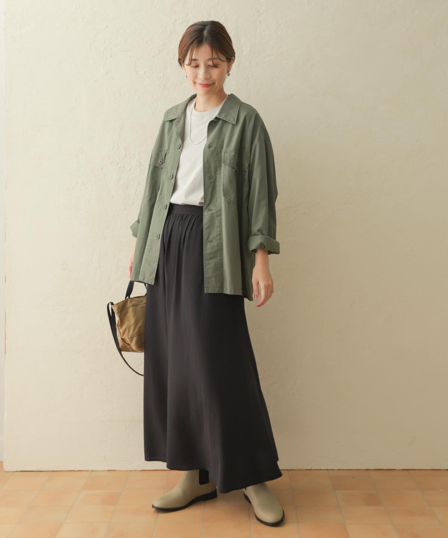 URBAN RESEARCH DOORS「フレアロングスカート」|スカート|