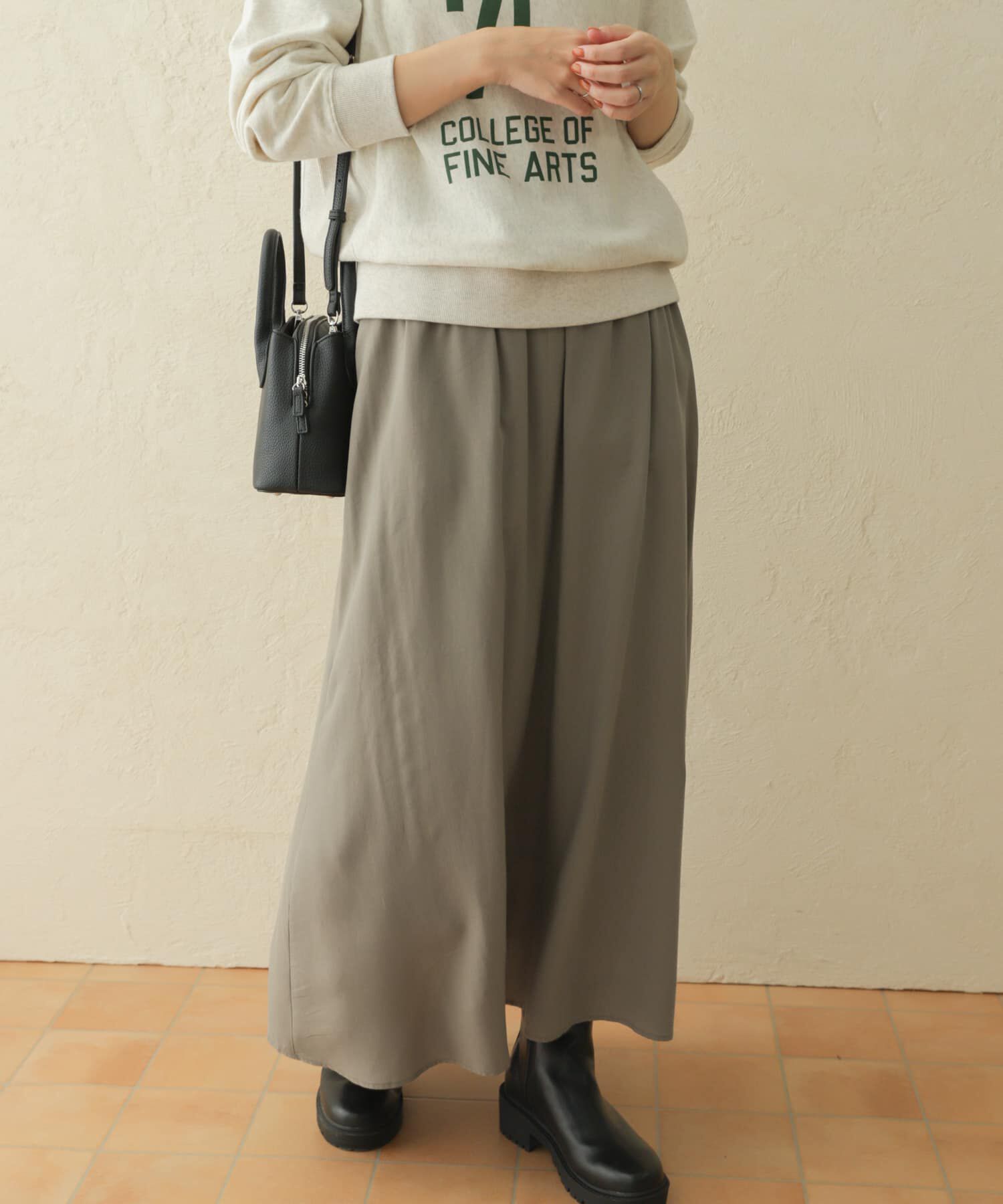 URBAN RESEARCH DOORS「フレアロングスカート」|スカート|