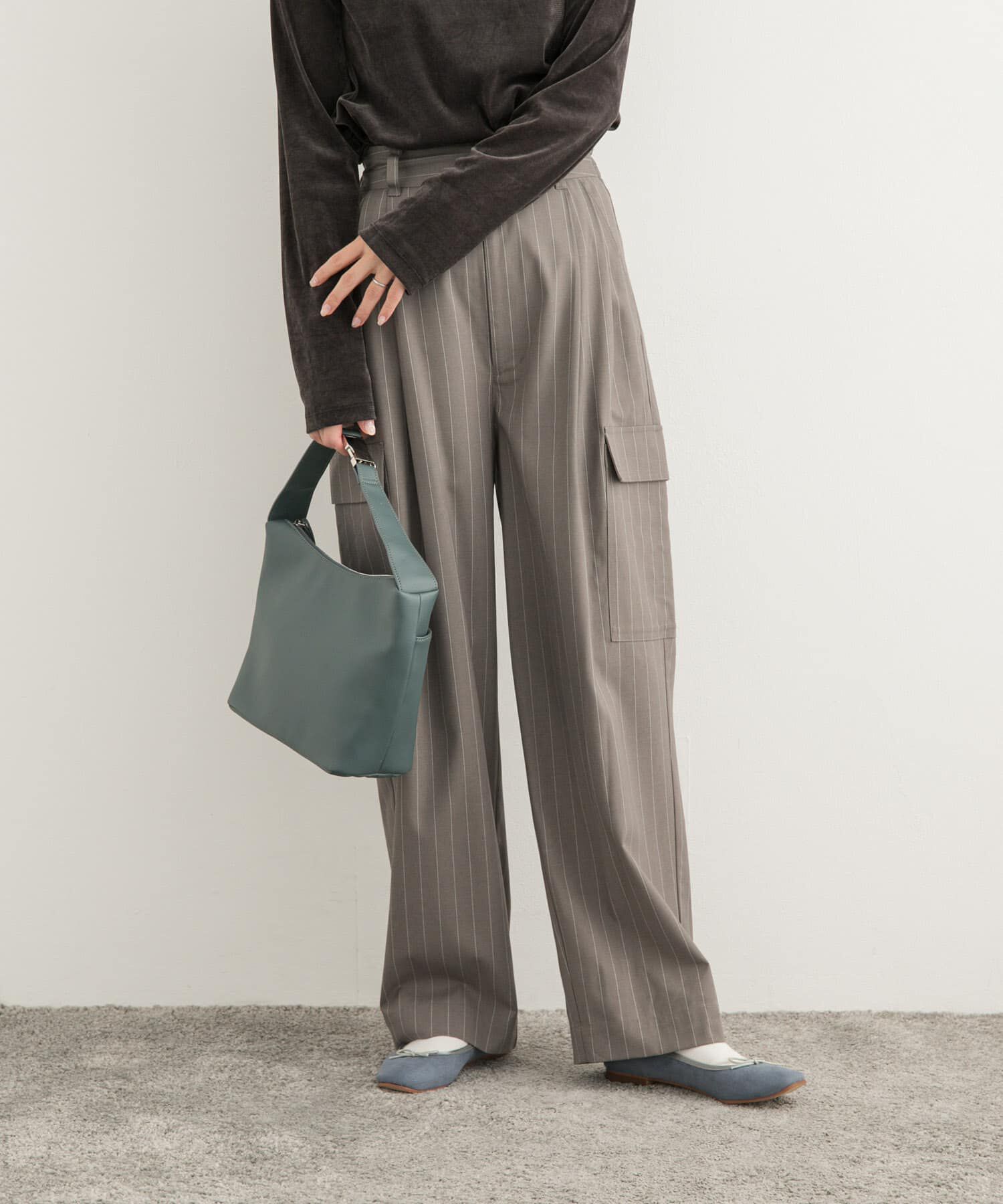 URBAN RESEARCH DOORS「ピンストライプカーゴパンツ」|その他|