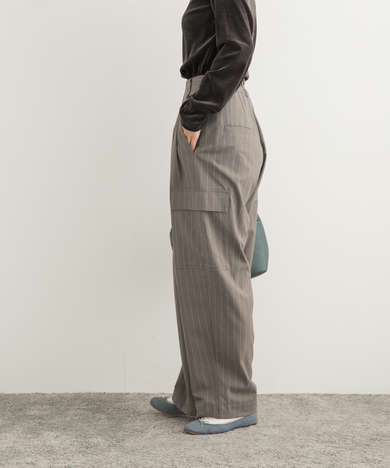 URBAN RESEARCH DOORS「ピンストライプカーゴパンツ」|その他|