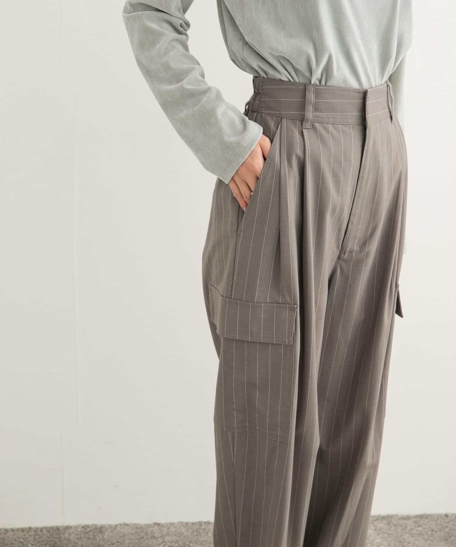 URBAN RESEARCH DOORS「ピンストライプカーゴパンツ」|その他|