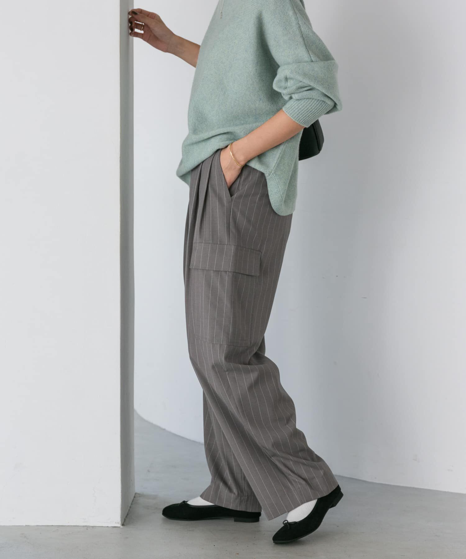 URBAN RESEARCH DOORS「ピンストライプカーゴパンツ」|その他|