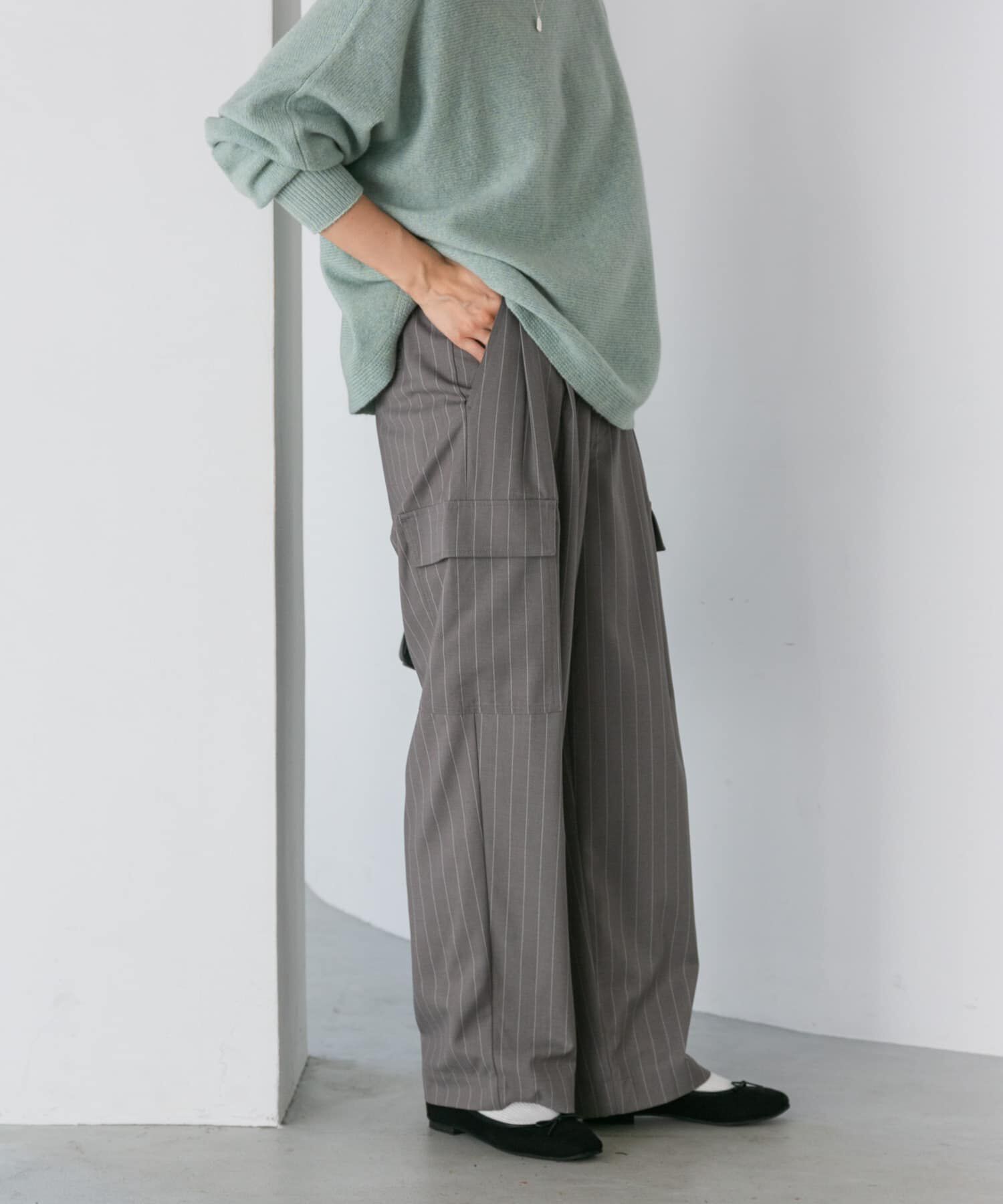 URBAN RESEARCH DOORS「ピンストライプカーゴパンツ」|その他|