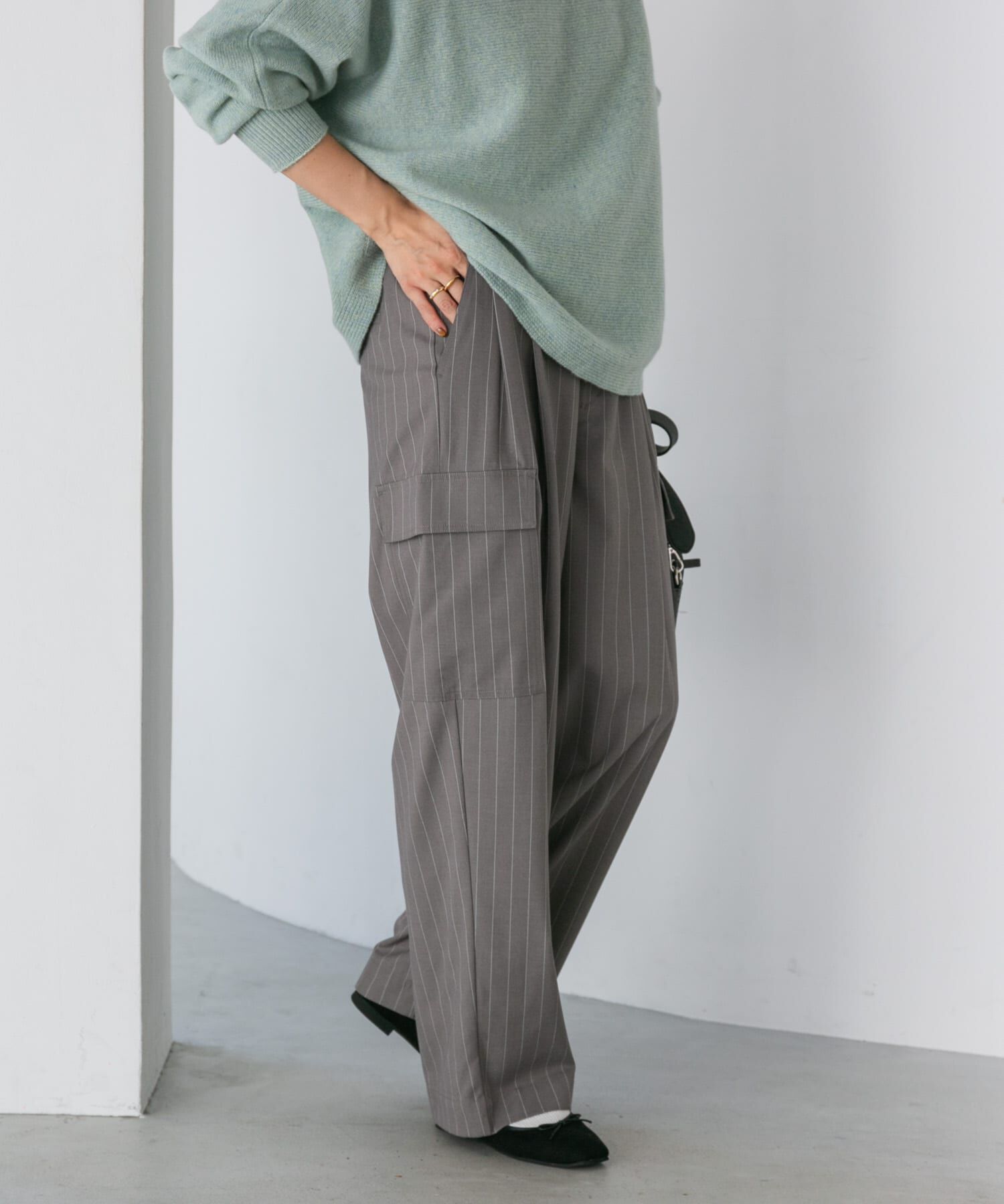 URBAN RESEARCH DOORS「ピンストライプカーゴパンツ」|その他|