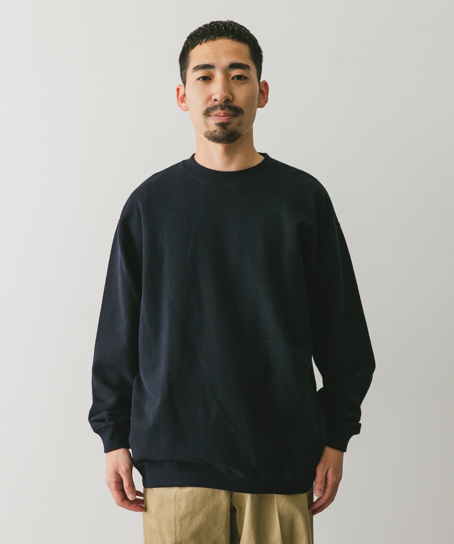 URBAN RESEARCH DOORS「裏起毛鹿の子プルオーバー」|Tシャツ・カットソー|