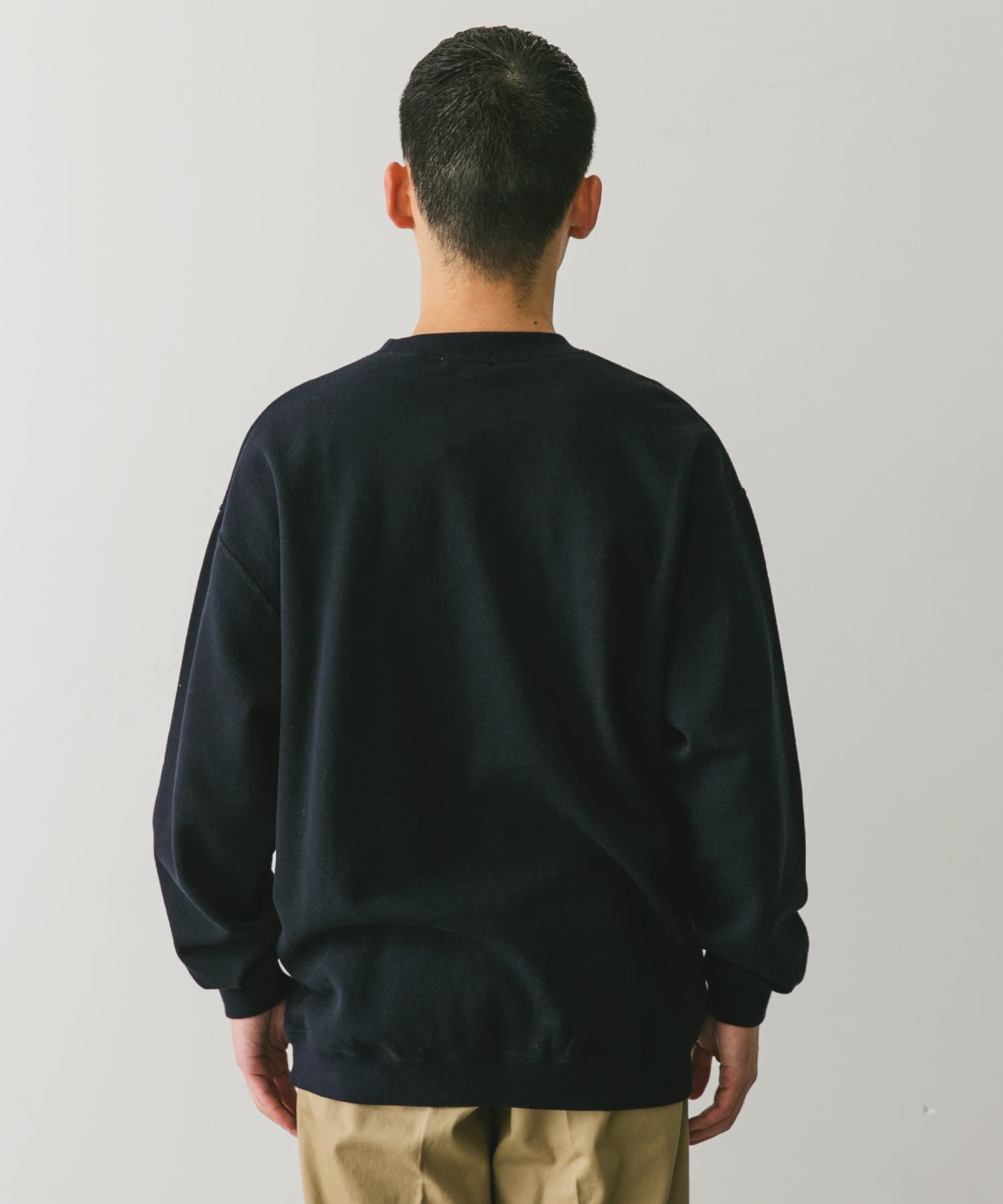 URBAN RESEARCH DOORS「裏起毛鹿の子プルオーバー」|Tシャツ・カットソー|