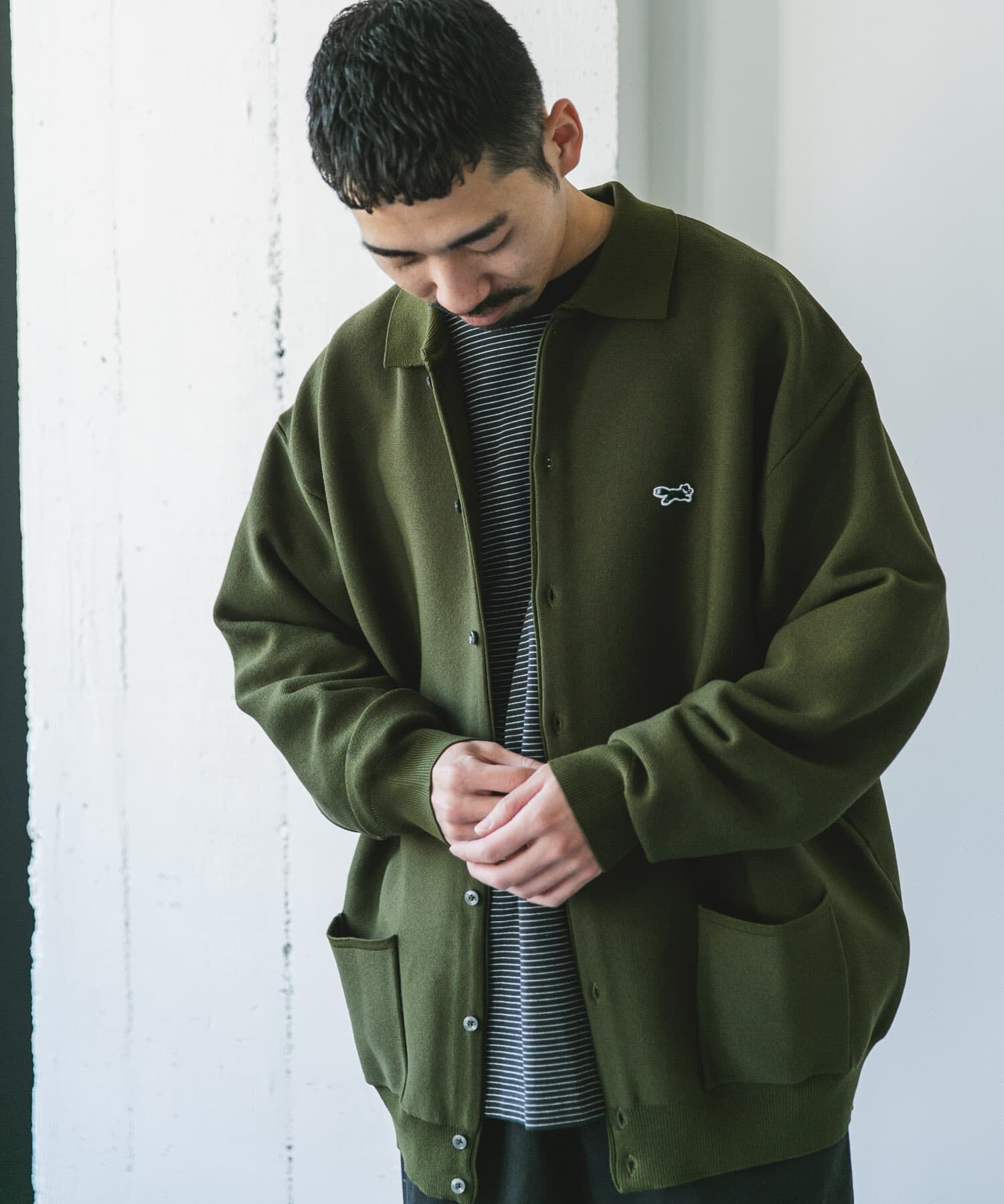 URBAN RESEARCH DOORS「『別注』PENNYS&times;DOORS　THE FOX シャツカーディガン」|カーディガン|