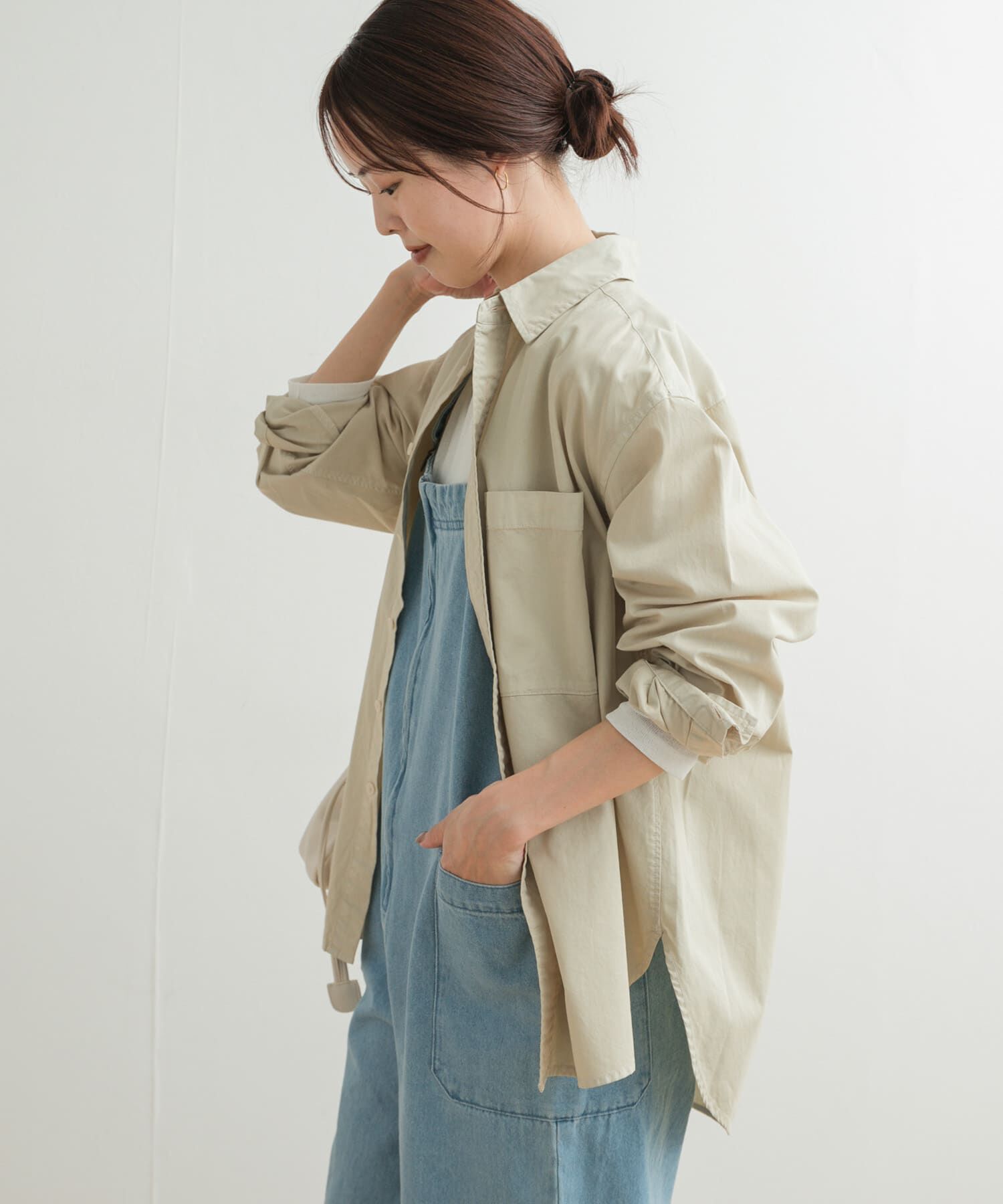 URBAN RESEARCH DOORS「製品染めカラーシャツ」|シャツ・ブラウス|