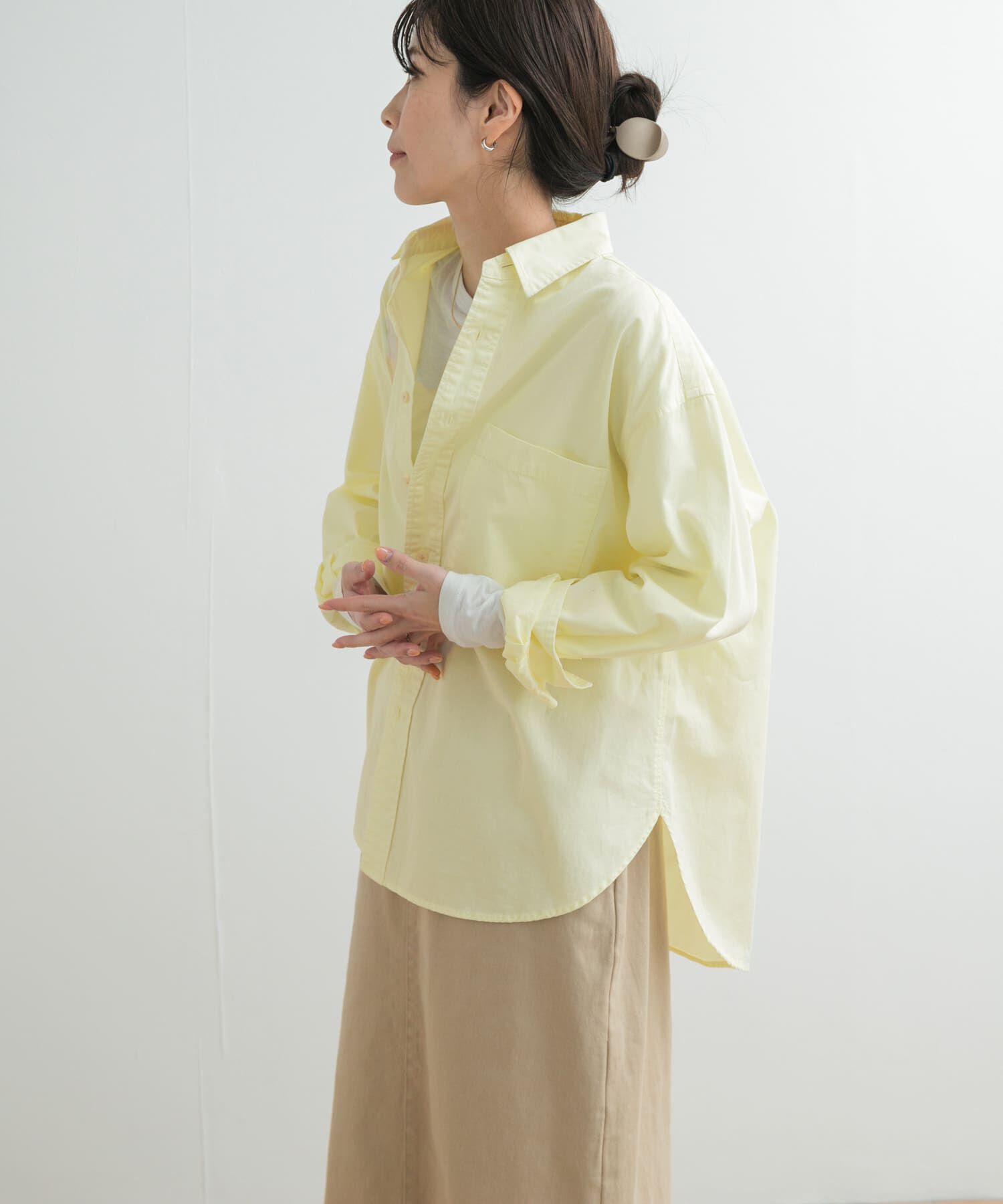 URBAN RESEARCH DOORS「製品染めカラーシャツ」|シャツ・ブラウス|