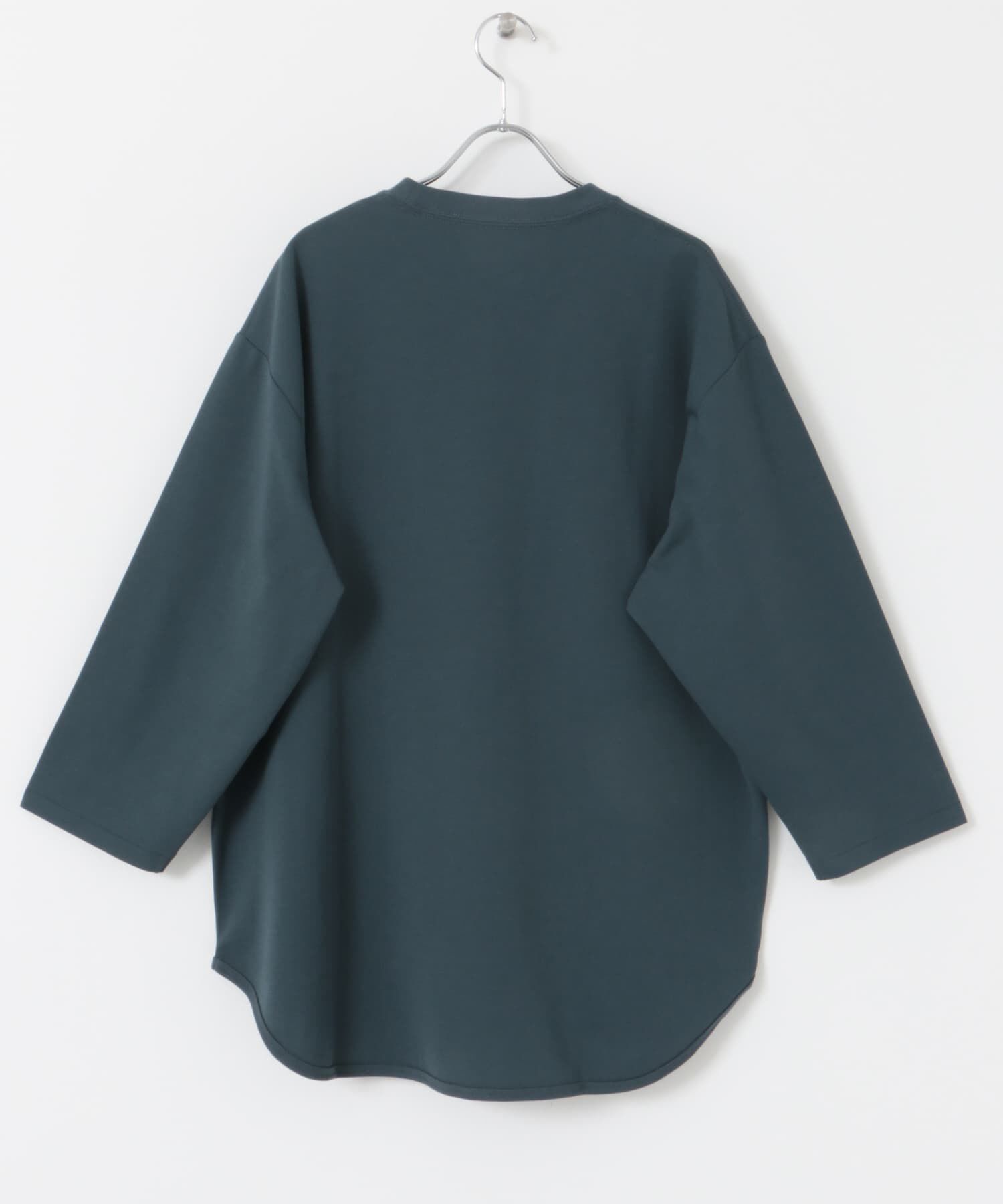 URBAN RESEARCH DOORS「ポンチ8分袖ラウンドヘムTシャツ」|Tシャツ・カットソー|