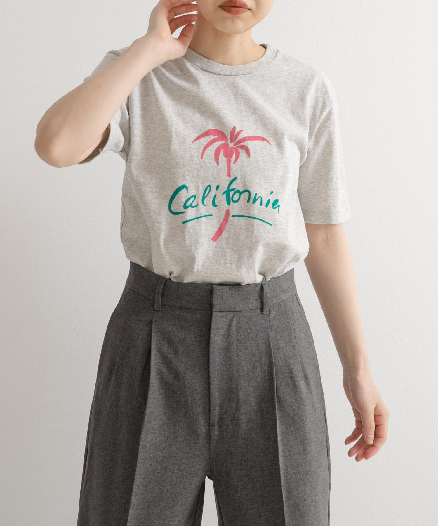 URBAN RESEARCH DOORS「Mixta　PALMTREE T-SHIRTS」|Tシャツ・カットソー|