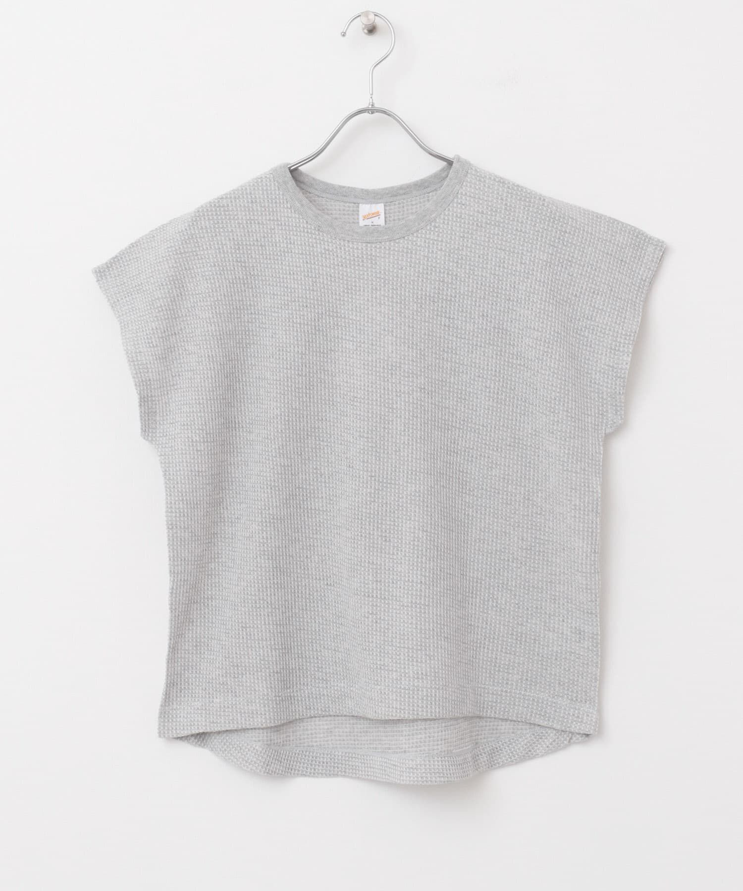 URBAN RESEARCH DOORS「『別注』Sports Wear&times;DOORS　ワッフルフレンチスリーブTシャツ」|Tシャツ・カットソー|