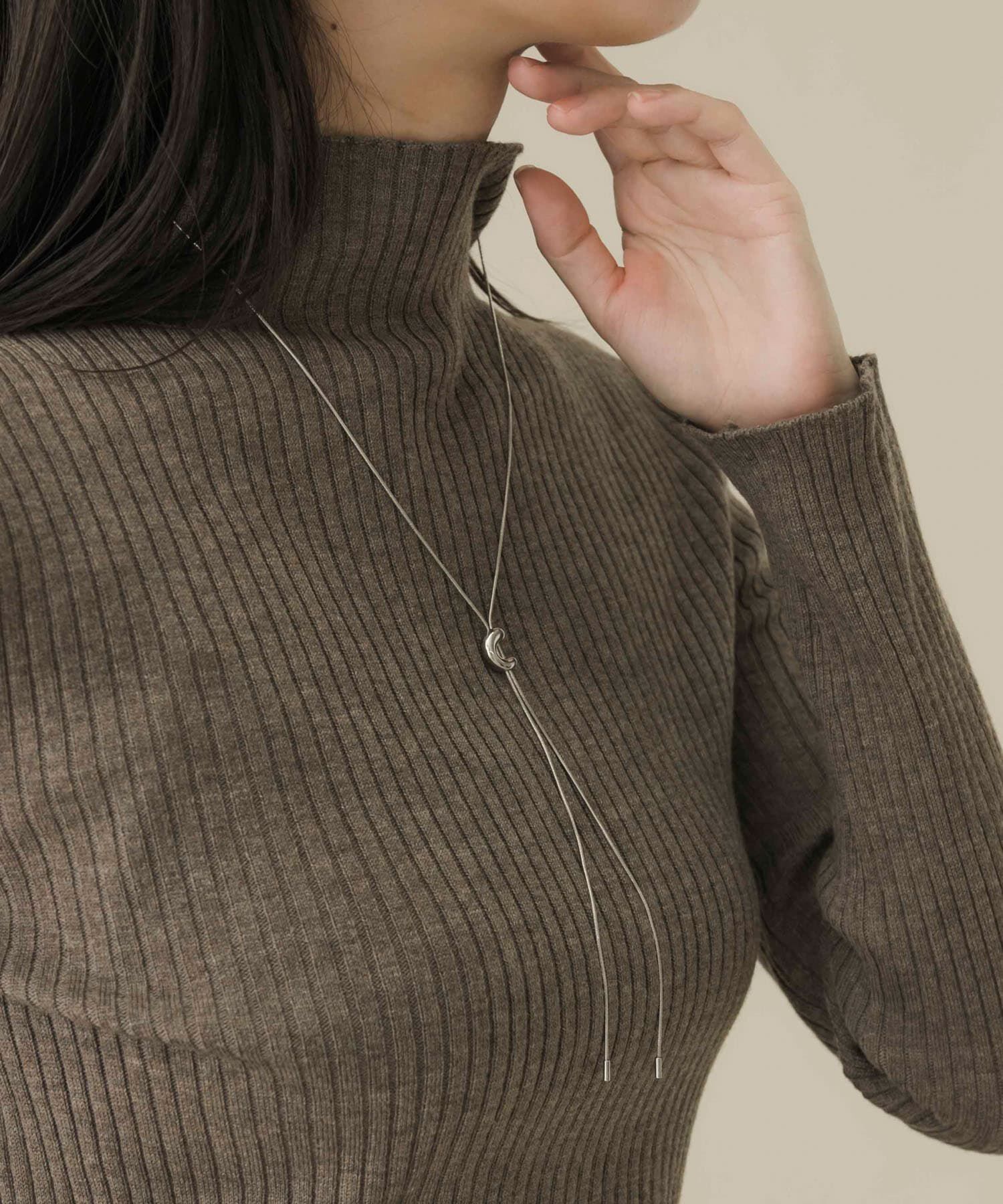 SMELLY「ニュアンスメタルスライドネックレス」|ネックレス|