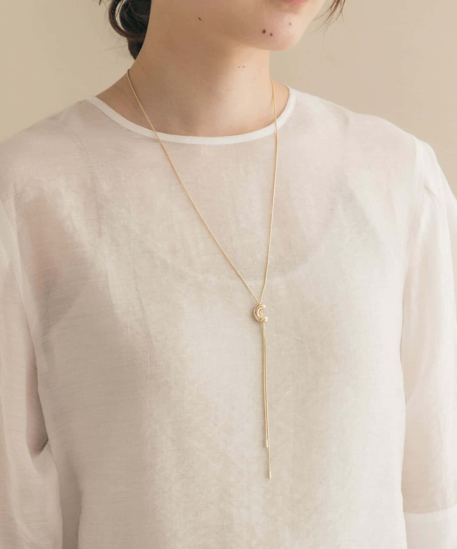 SMELLY「ニュアンスメタルスライドネックレス」|ネックレス|