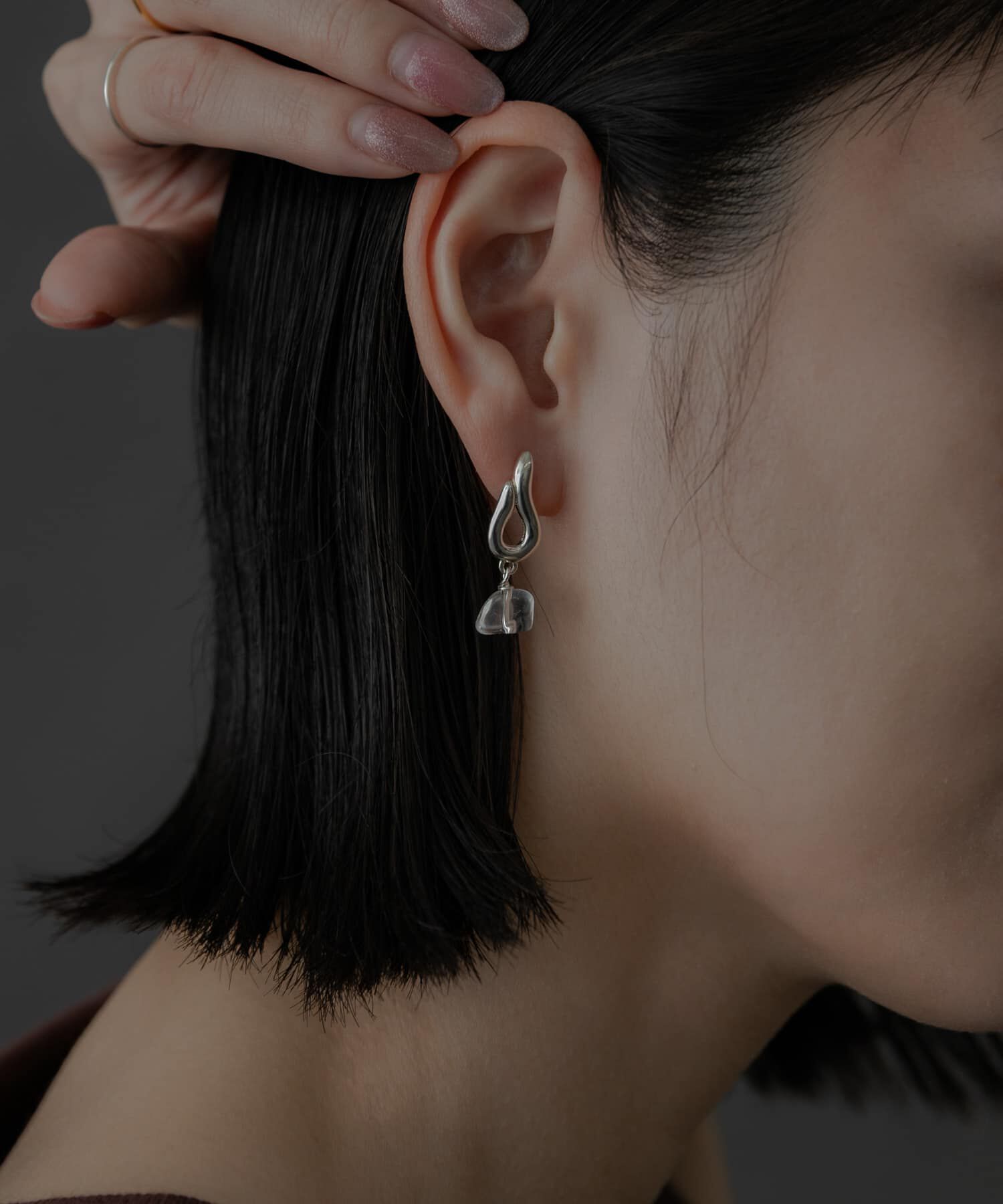 SMELLY「SMELLY so&rsquo;　crystal drop pierce」|ピアス|