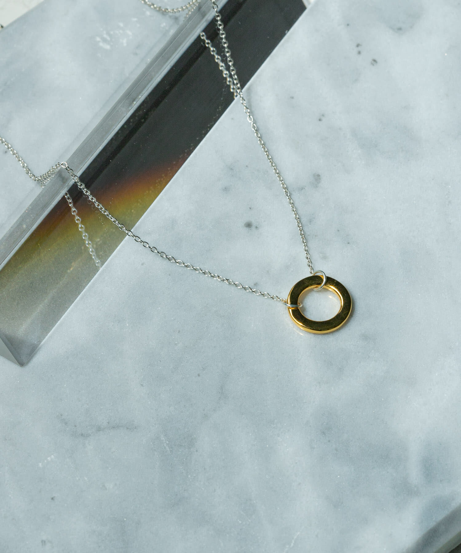 SMELLY「SMELLY so&rsquo;　plate ring necklace」|ネックレス|