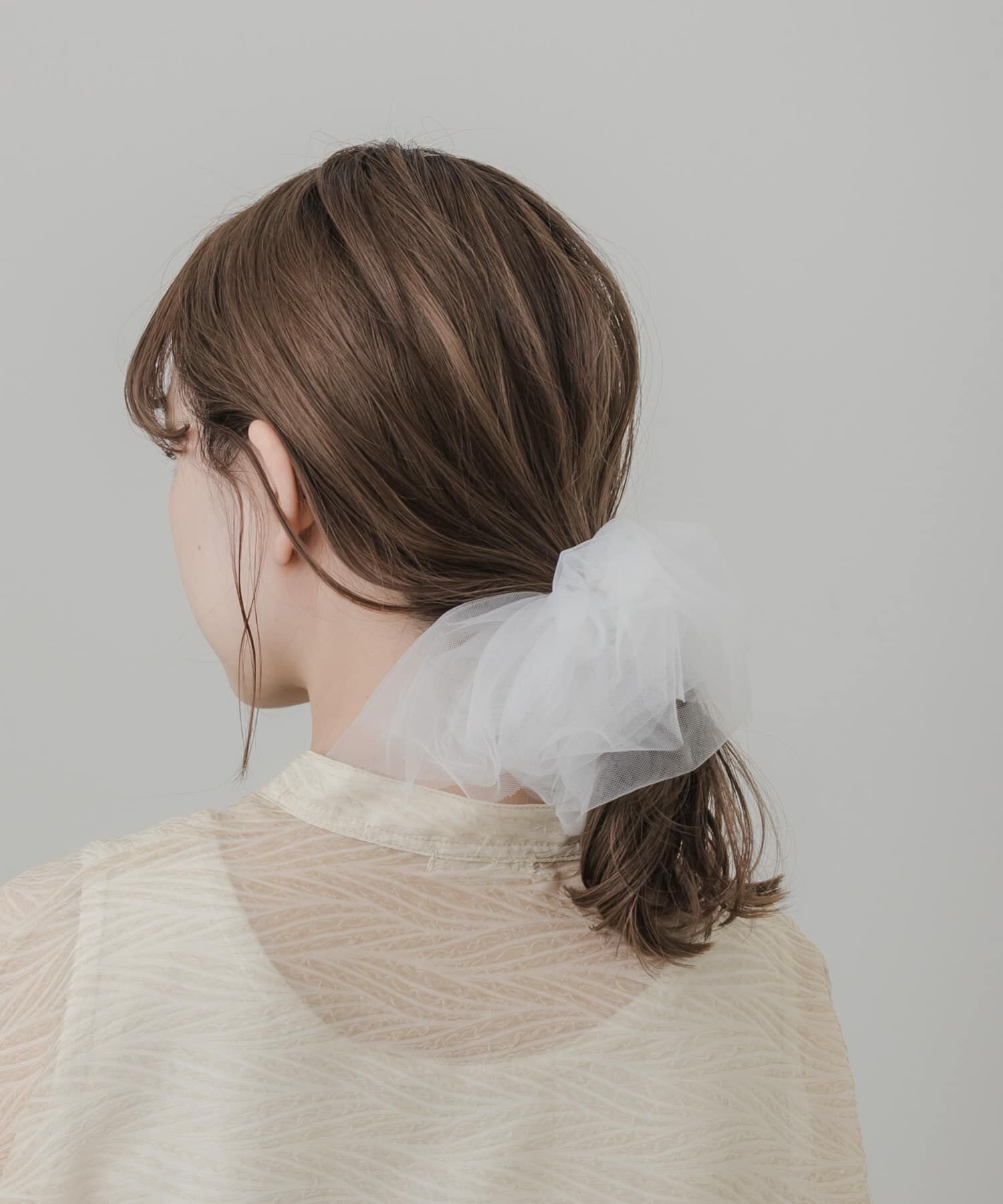 SMELLY「チュールシュシュカフスセット」|ヘアゴム・シュシュ|