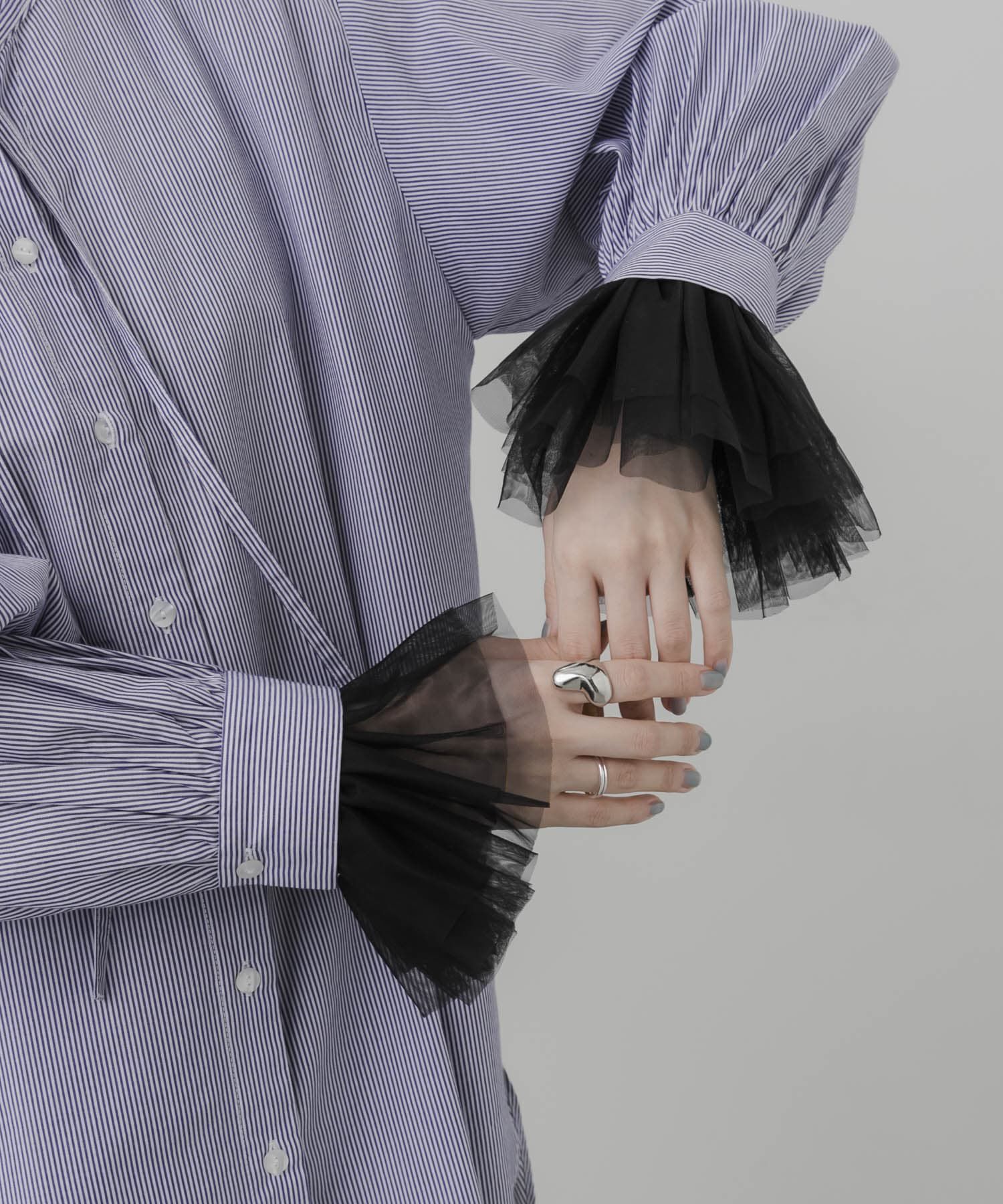 SMELLY「チュールシュシュカフスセット」|ヘアゴム・シュシュ|