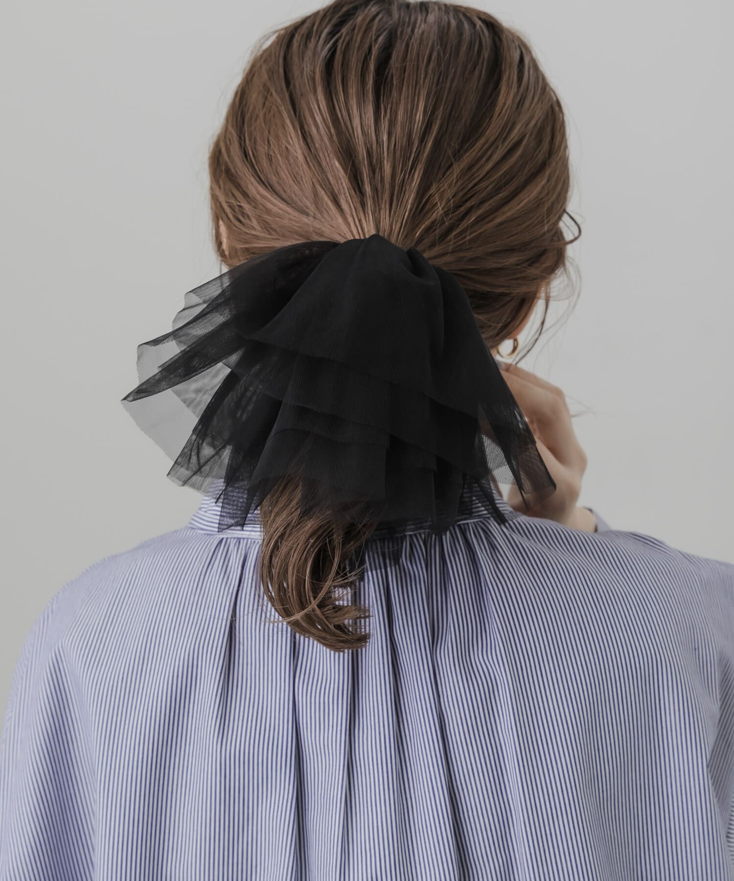 SMELLY「チュールシュシュカフスセット」|ヘアゴム・シュシュ|