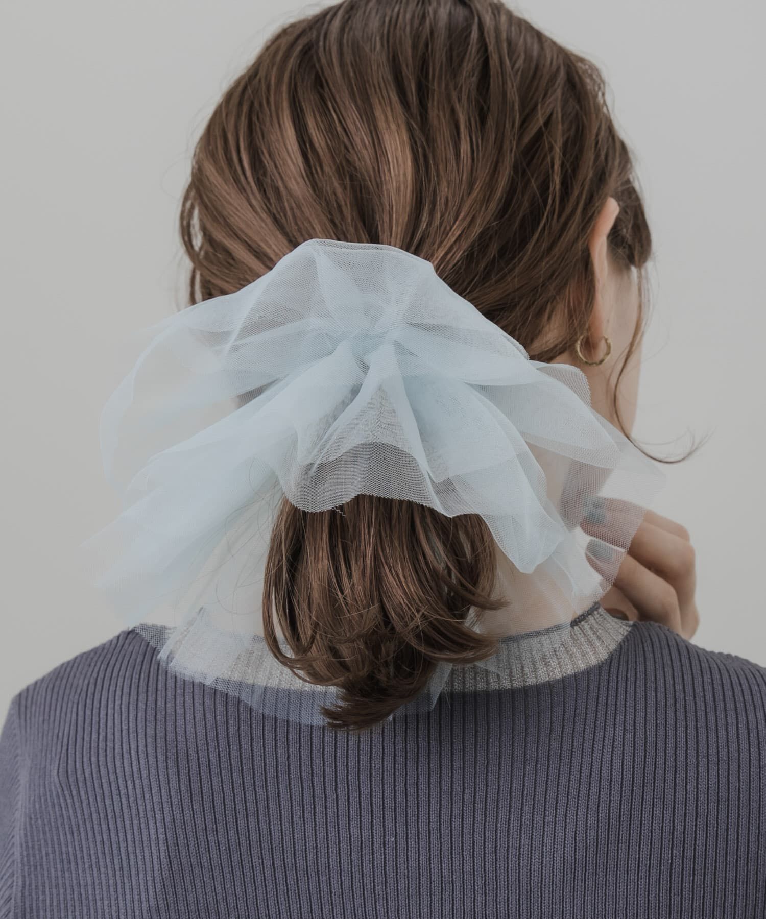 SMELLY「チュールシュシュカフスセット」|ヘアゴム・シュシュ|