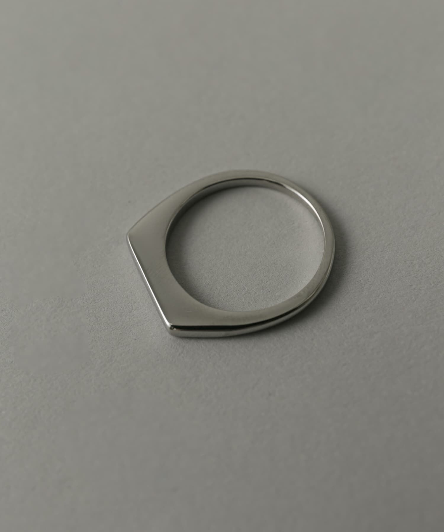 SMELLY「ステンレスフラットリング」|リング|