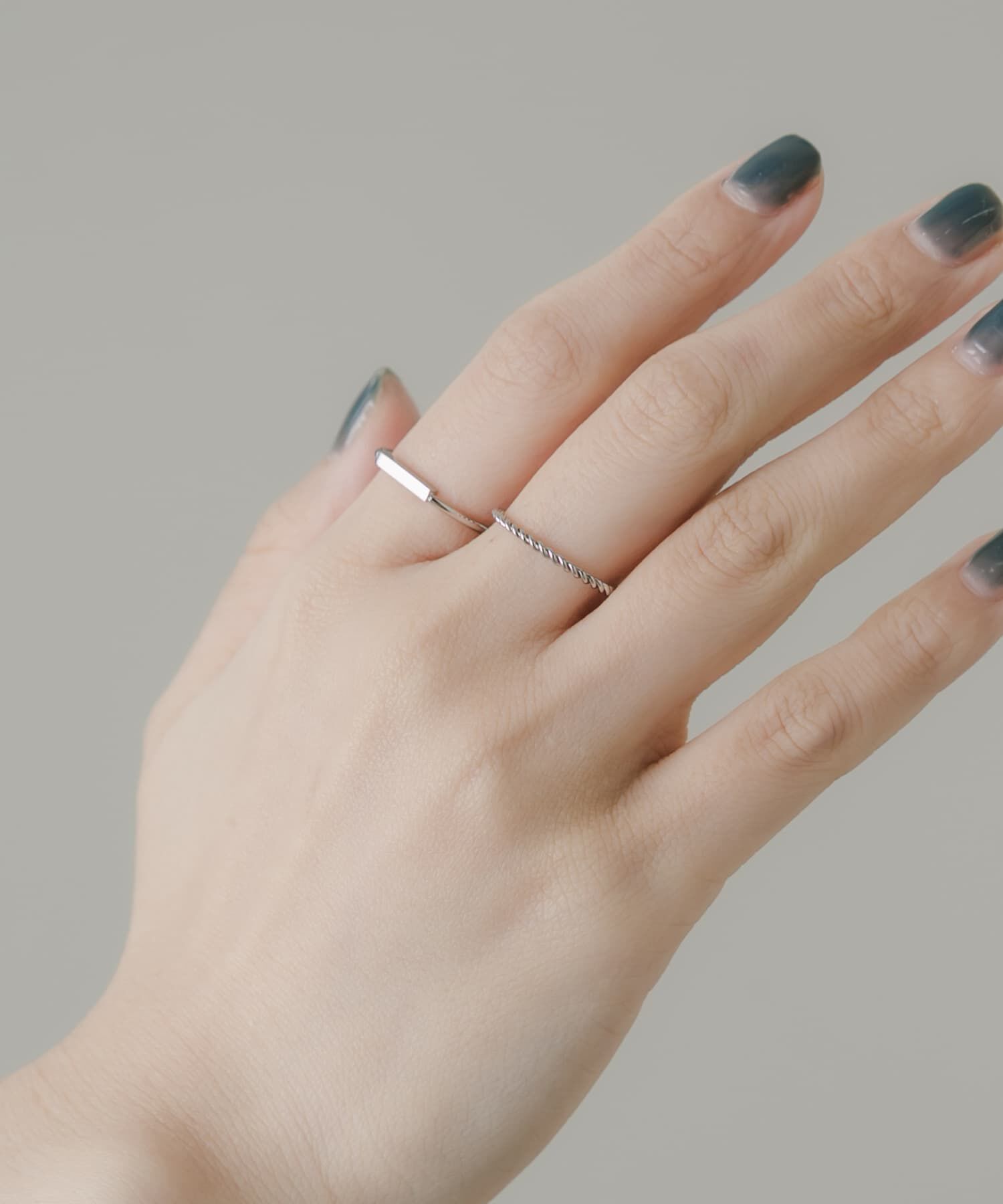 SMELLY「ステンレス2セットリング」|リング|