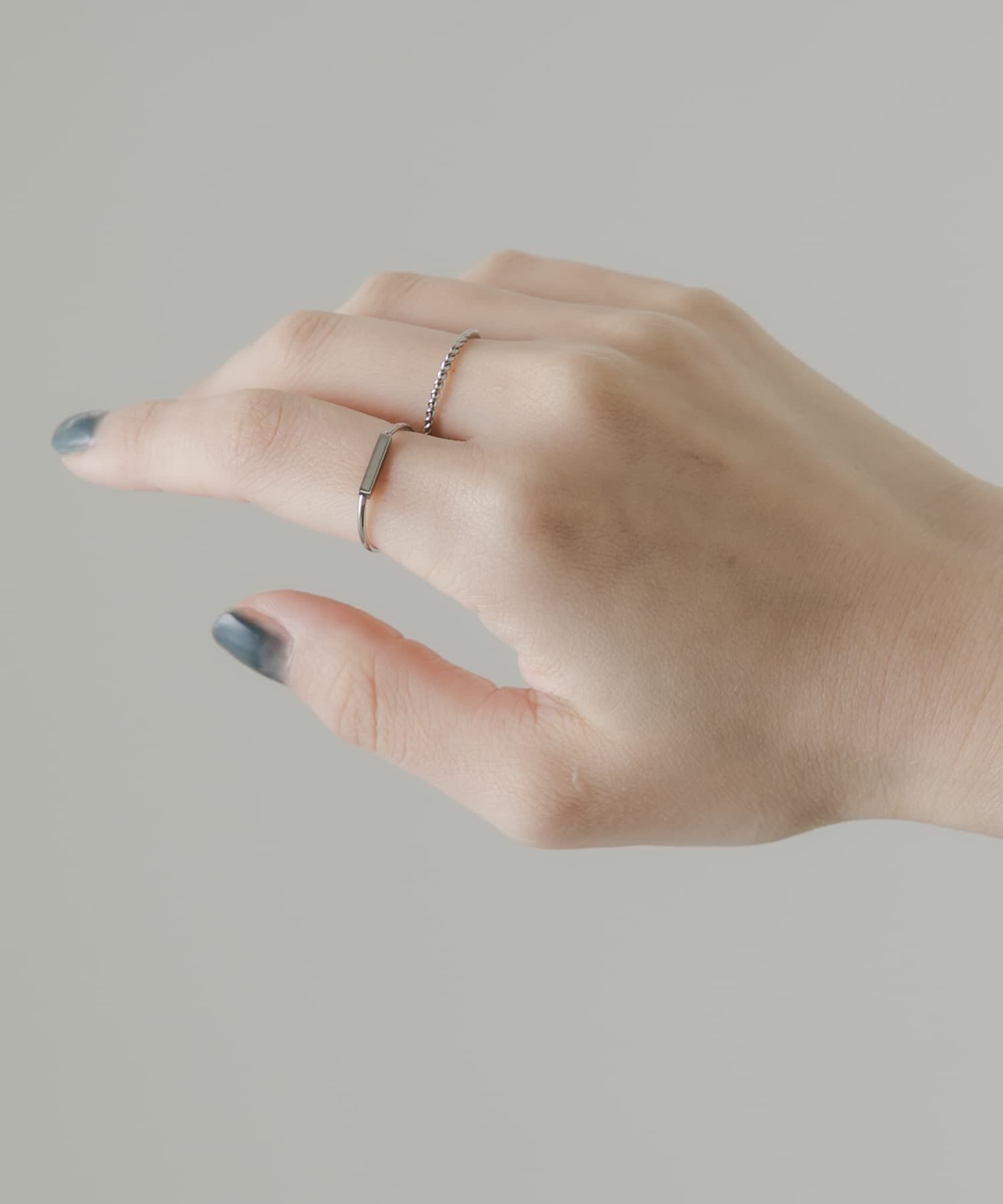 SMELLY「ステンレス2セットリング」|リング|