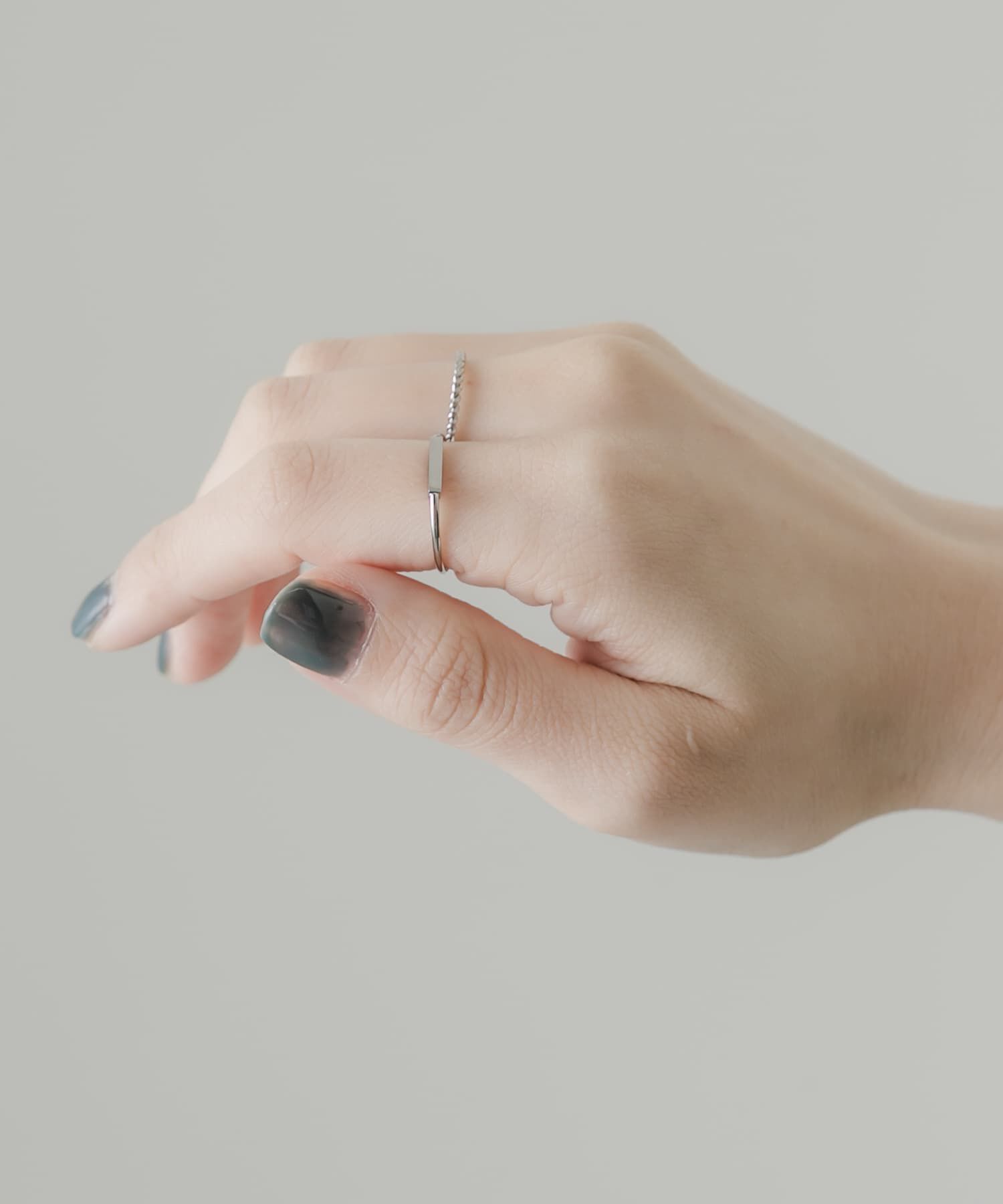 SMELLY「ステンレス2セットリング」|リング|