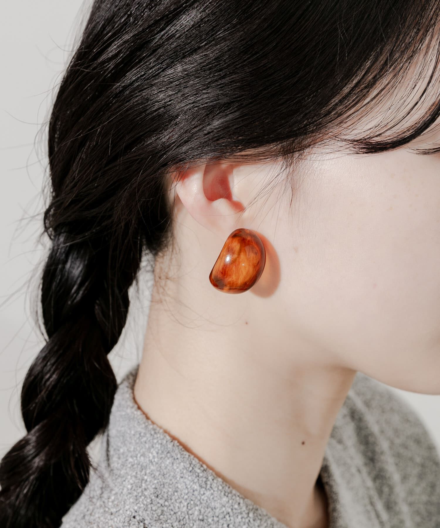 SMELLY「カラーワイドフープイヤリング」|イヤリング|