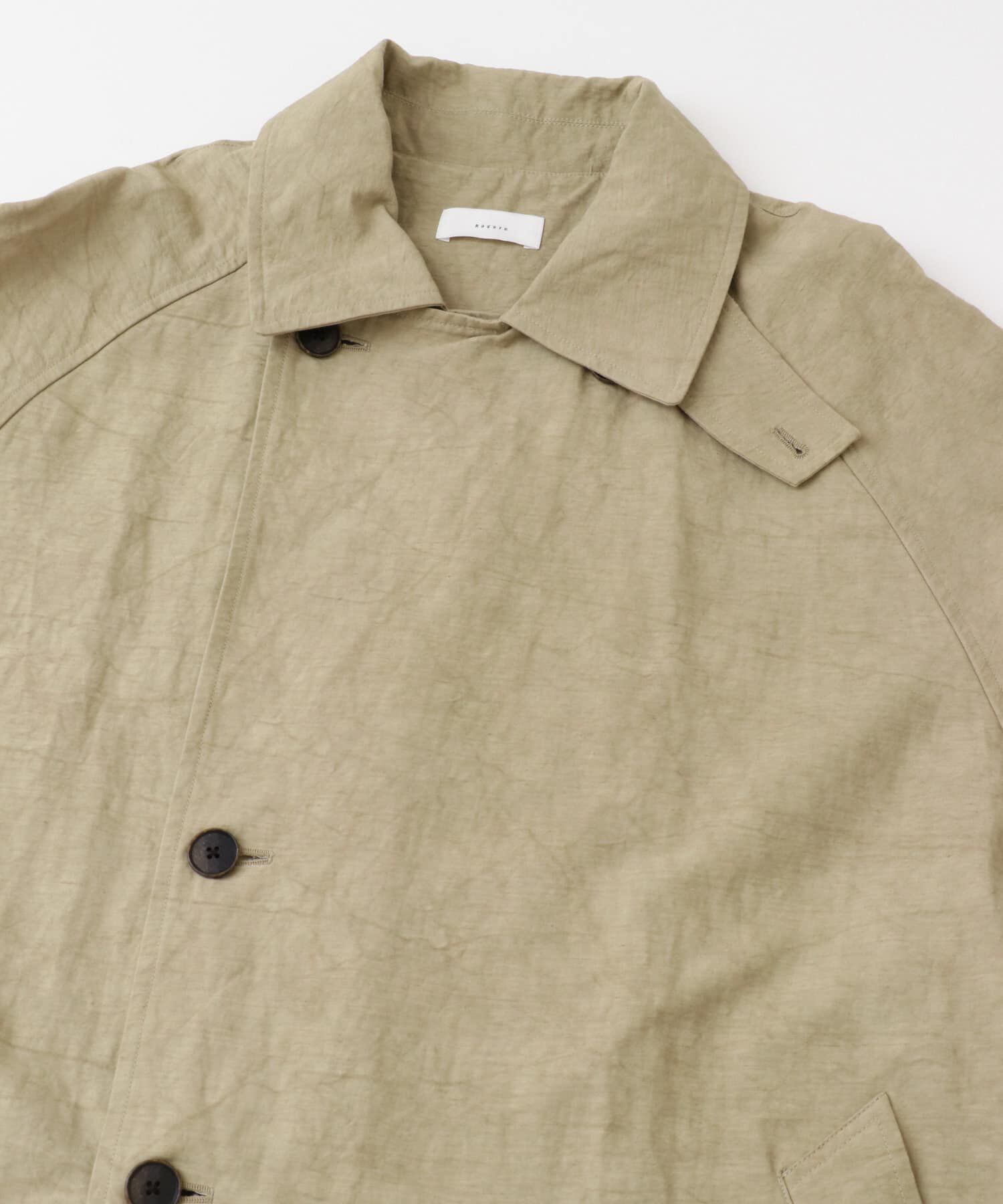 かぐれ「『ユニセックス』コットンリネンオーバートレンチコート」|トレンチコート|