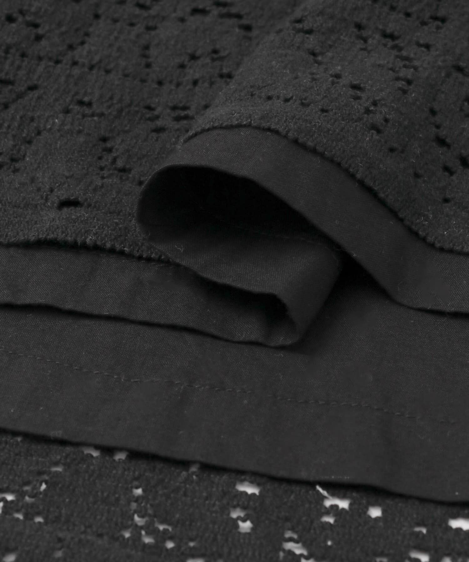 かぐれ「コットンレースポンチョプルオーバー」|Tシャツ・カットソー|