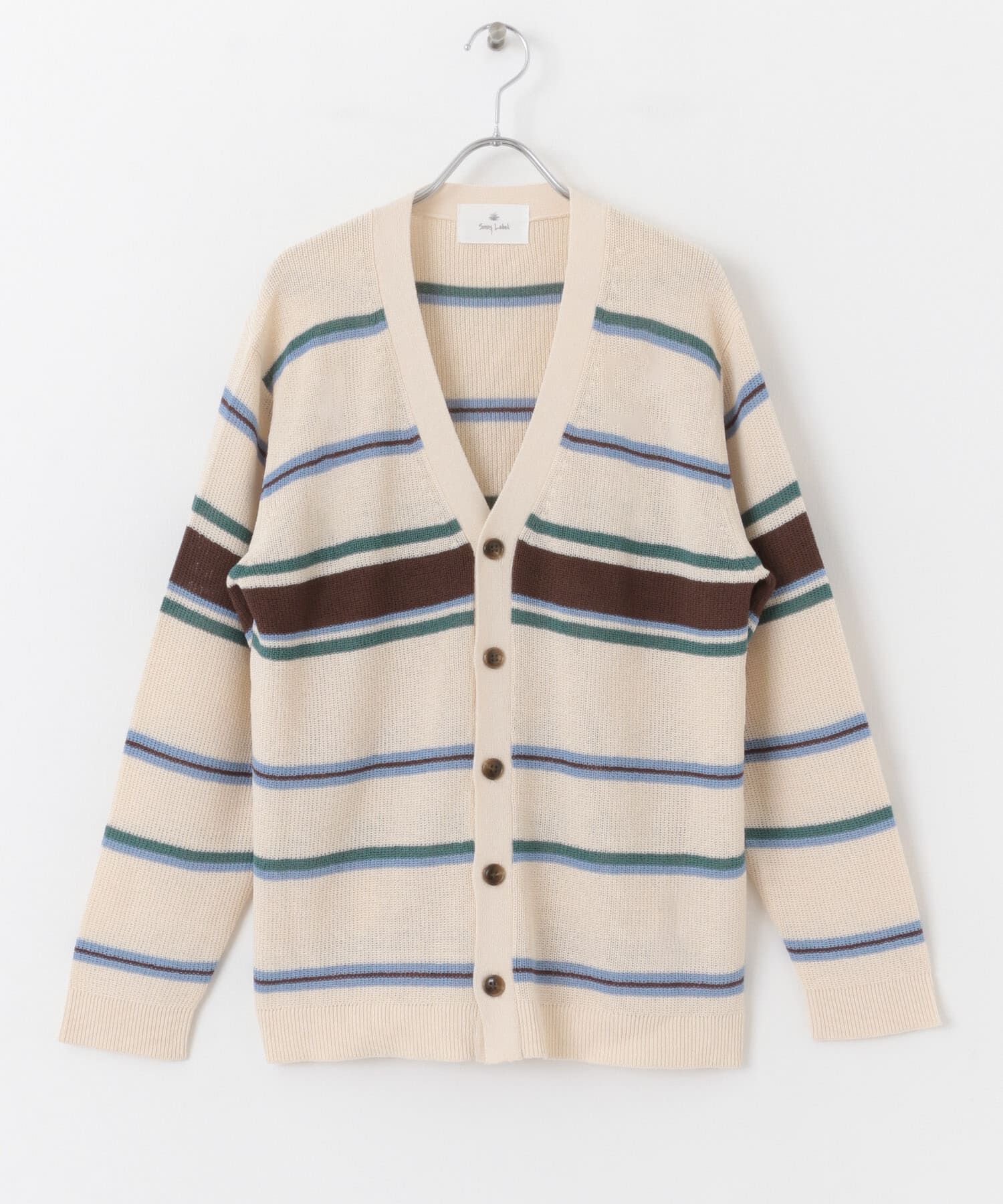 Sonny Label 「マルチボーダーニットカーディガン」|カーディガン|