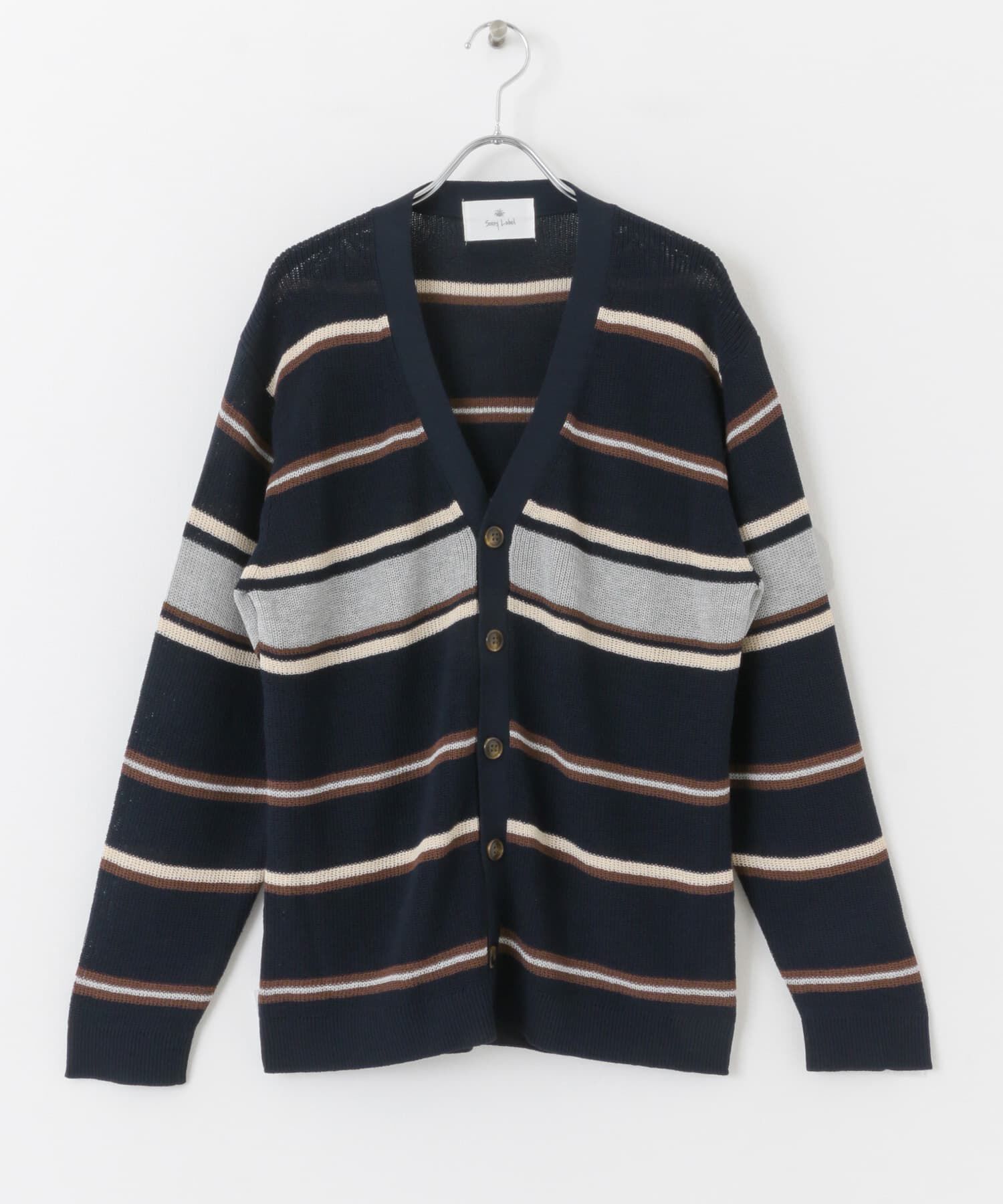 Sonny Label 「マルチボーダーニットカーディガン」|カーディガン|